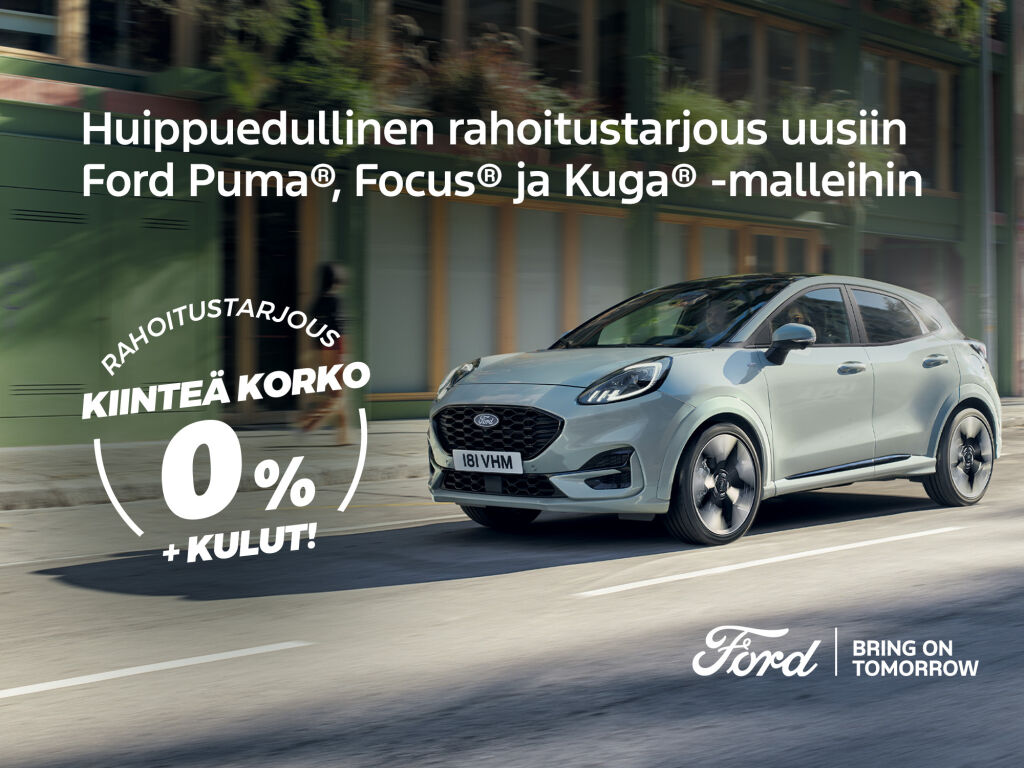 Rahoitustarjous  0 % + kulut