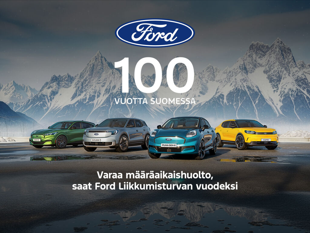 Ford 100 vuotta Suomessa juhlavuoden kunniaksi