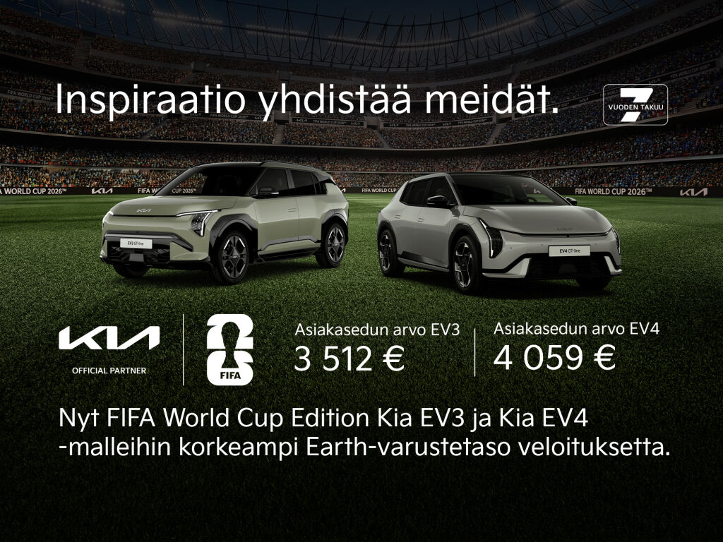 Rajoitettu erä Kia FIFA World Cup 2026™ -malleja