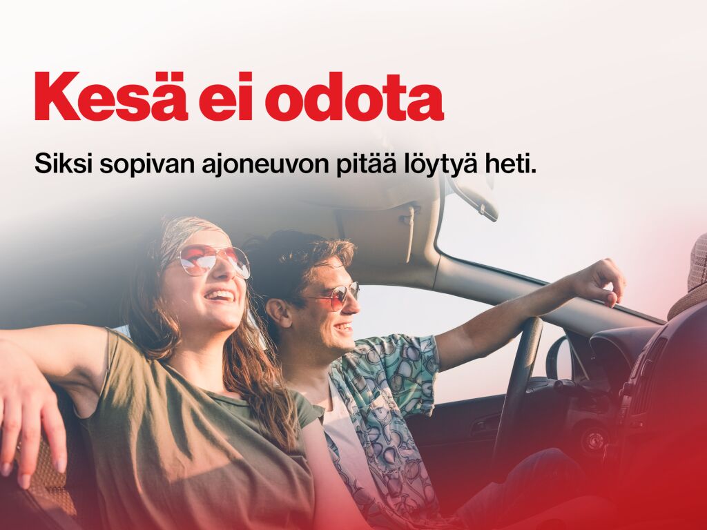 Kesä ei odota. Eikä tarvitse sinunkaan.