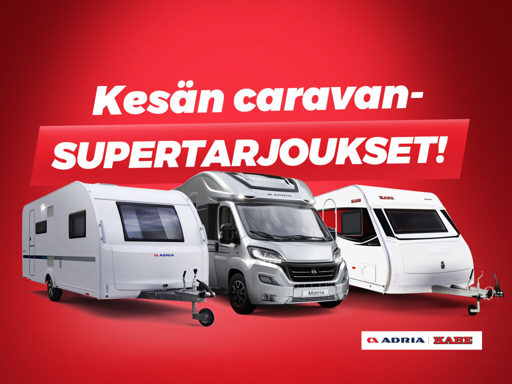 Kesän caravan-supertarjoukset
