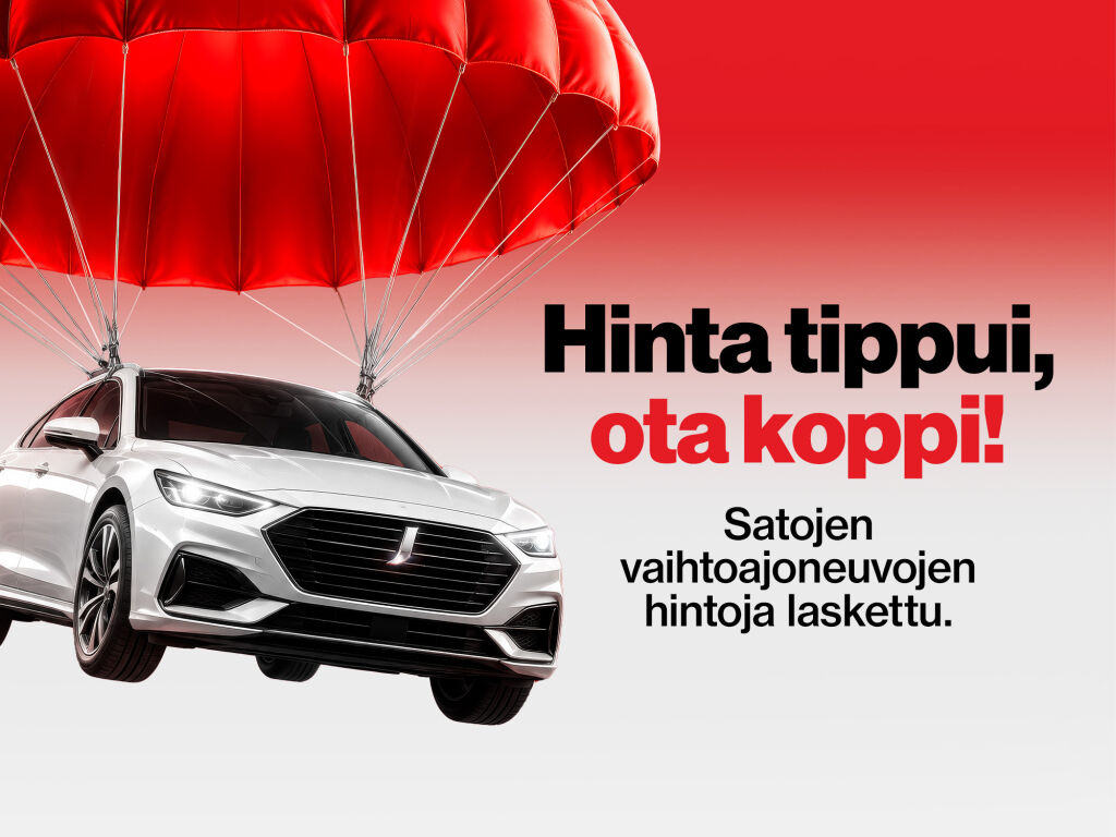 Satojen vaihtoajoneuvojen hintoja laskettu
